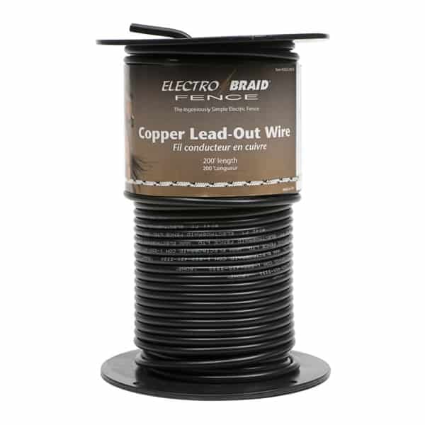 ElectroBraid® High Voltage Insulated Copper Lead Out Wire 200ft