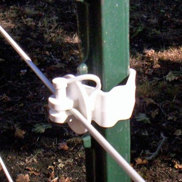 FinishLine Fence White Closeup